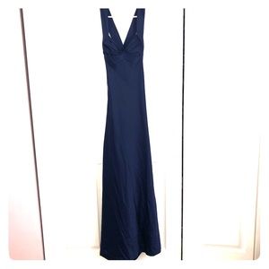 Dark Blue Evening Dress